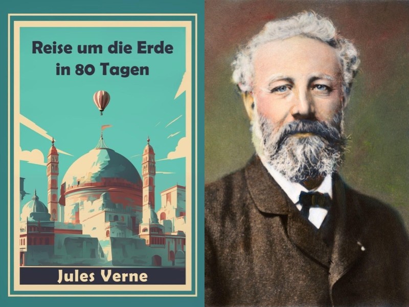 Auch „Reise um die Erde in 80 Tagen“ von Jules Verne zählt zu den besten Romanen des 19. Jahrhunderts.