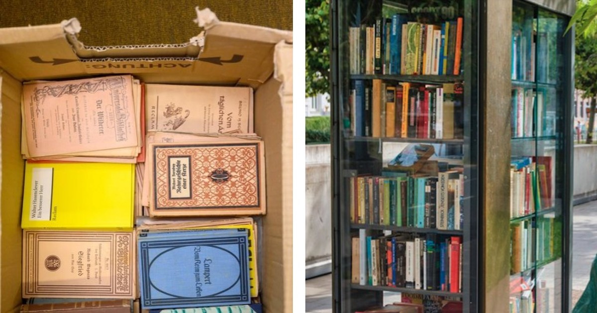 Aussortierte Bücher? Diese 10 Ideen schenken ihnen ein neues Zuhause