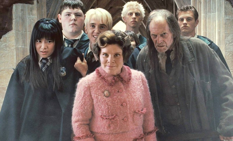 Dolores Umbridge bekommt am Ende ihre gerechte Strafe.