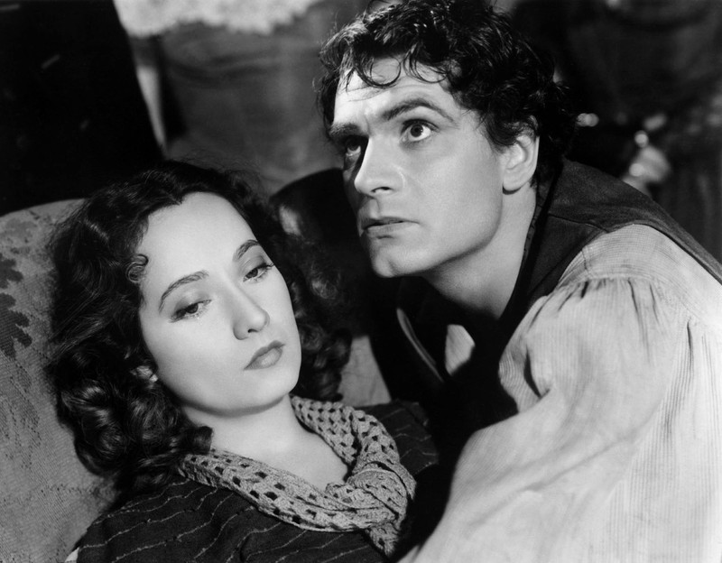 Merle Oberon und Laurence Olivier in der 1935er Verfilmung von „Sturmhöhe“.