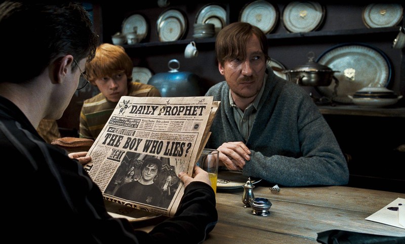 Remus Lupin und seine Geschichte mit Nymphadora Tonks geht in den Filmen völlig unter.