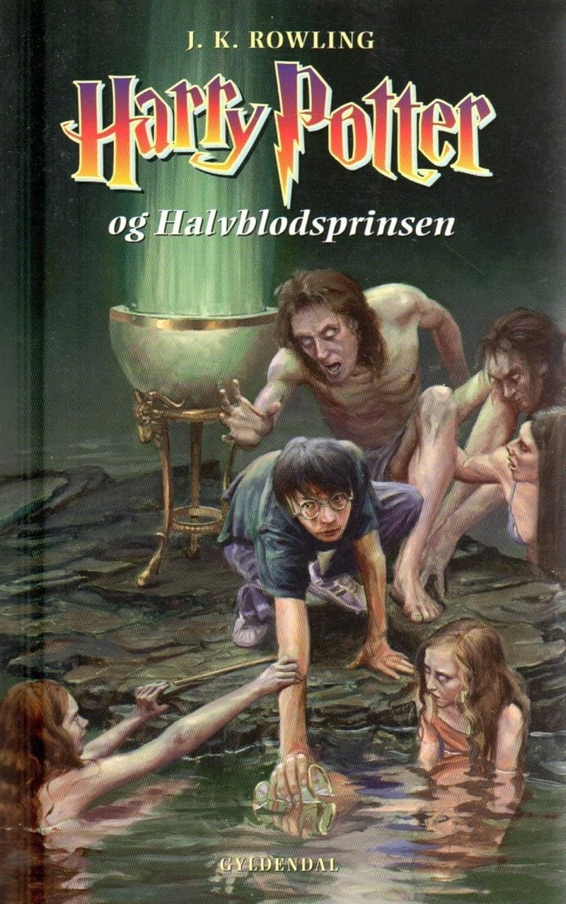 Das dänische Buchcover für „Harry Potter und der Halbblutprinz“ ist ziemlich angsteinflößend.