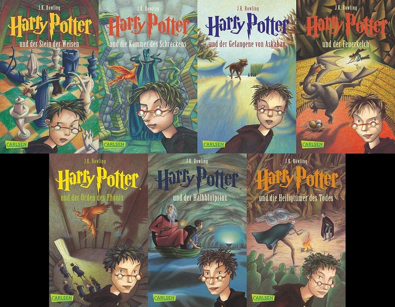 Wir alle wissen wie die „Harry Potter“-Bücher in Deutschland aussehen – doch in anderen Ländern ist das Design ganz anders!