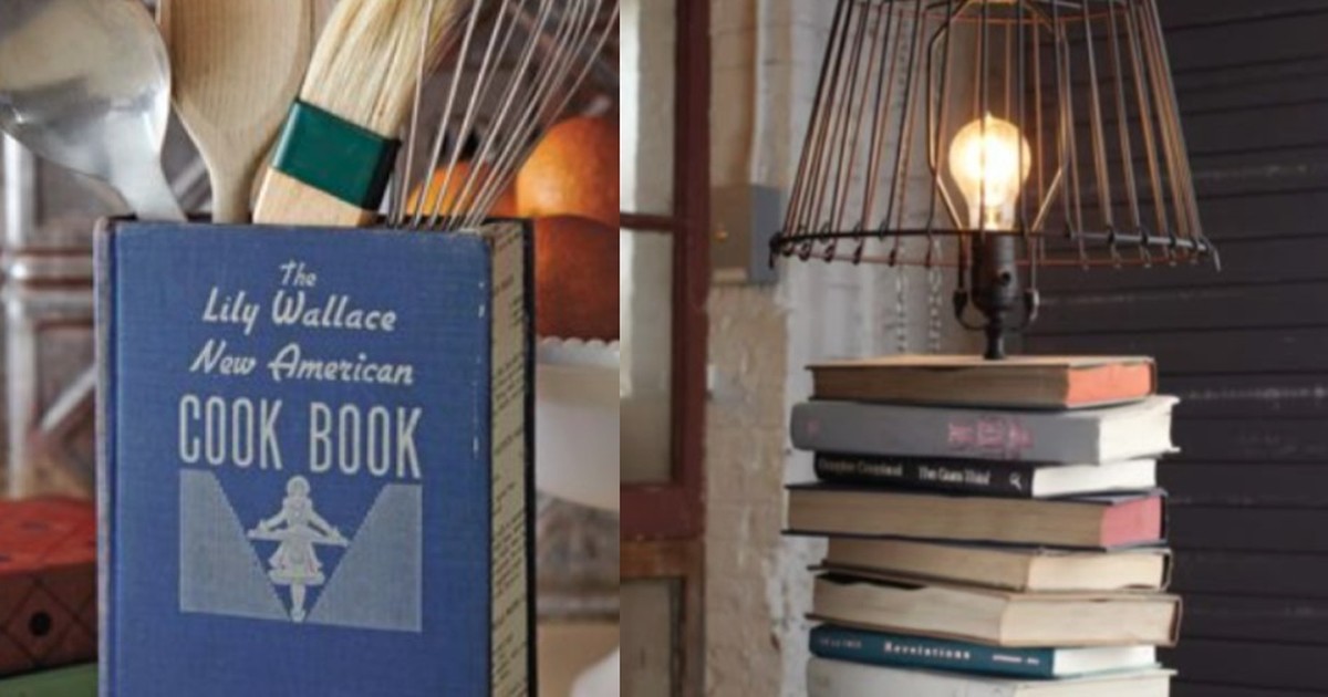 Aus alt mach wow: Was du aus alten Büchern alles machen kannst