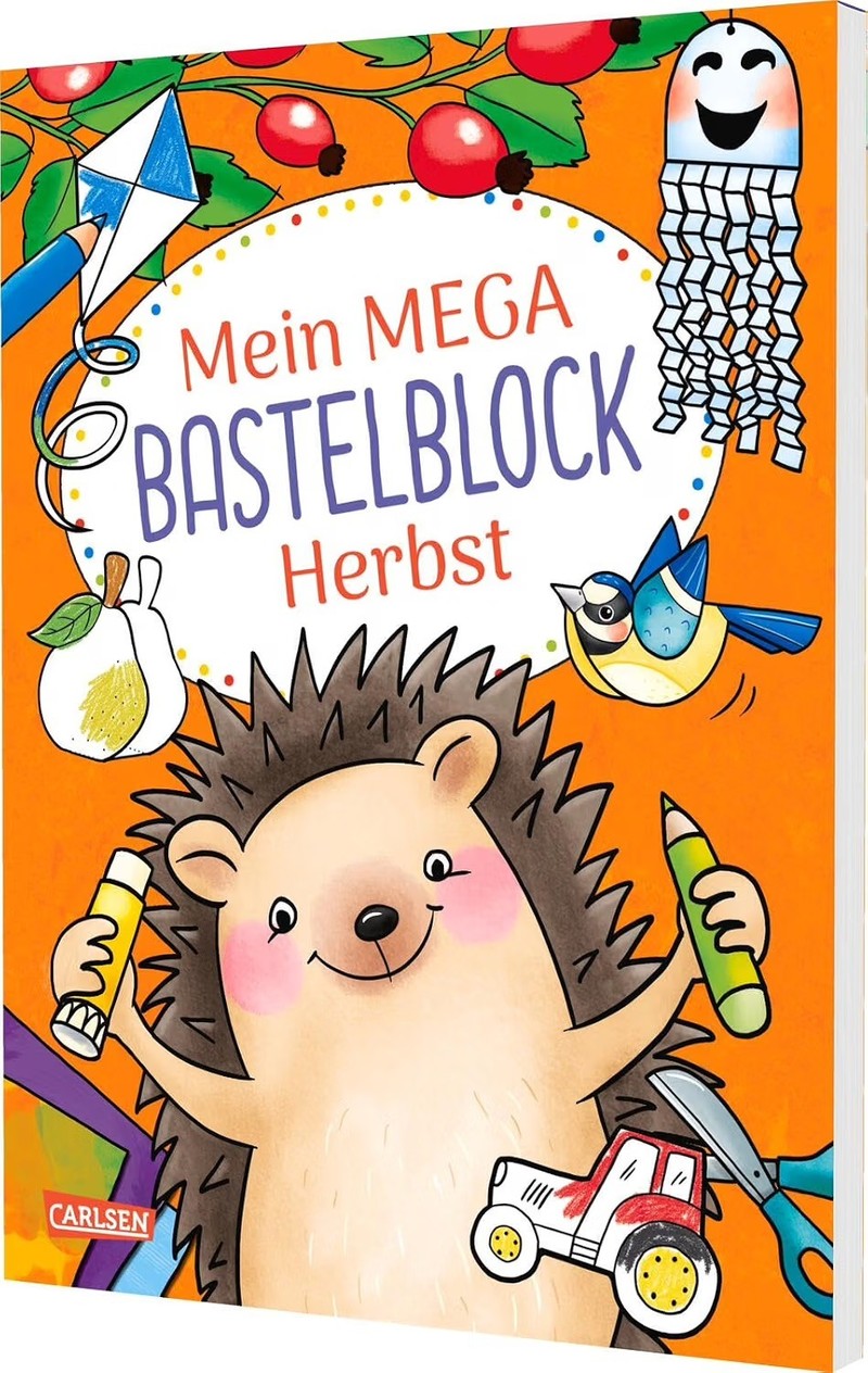 Der Bastelblock liefert alles gleich mit.