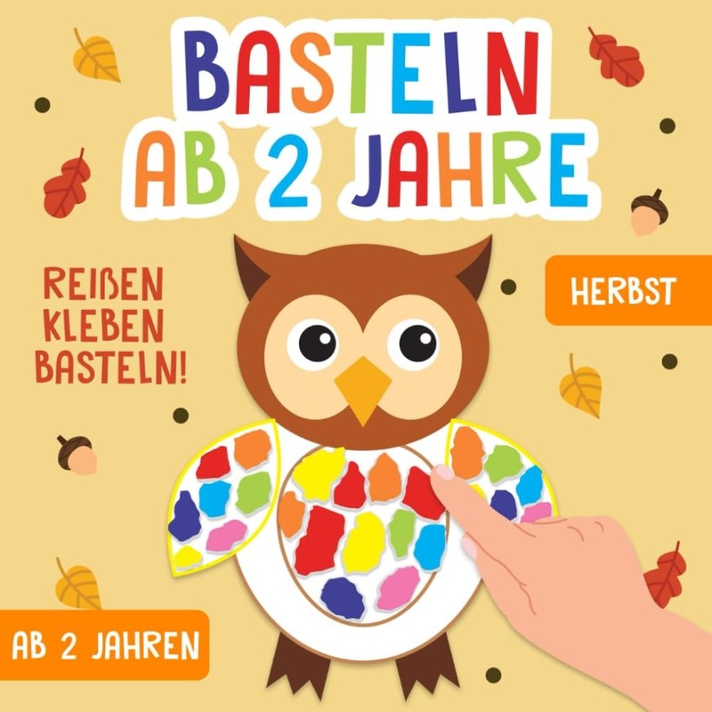 Du hast noch sehr junge Kinder? Dann ist das Bastelbuch von Ursula Raabe ideal für dich!