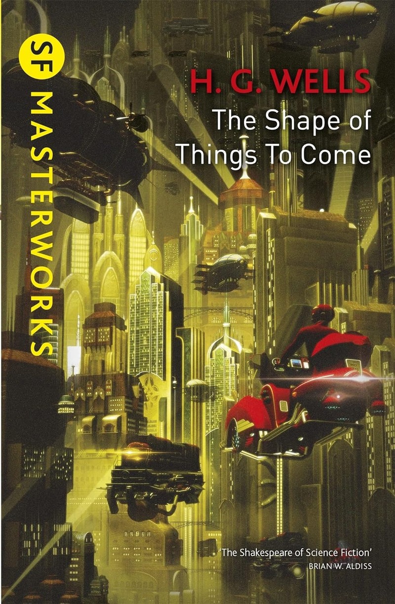 H.G. Wells schrieb 1933 das Buch „The Shape of Things to Come“ und griff damit bis ins Jahr 2106 vor.