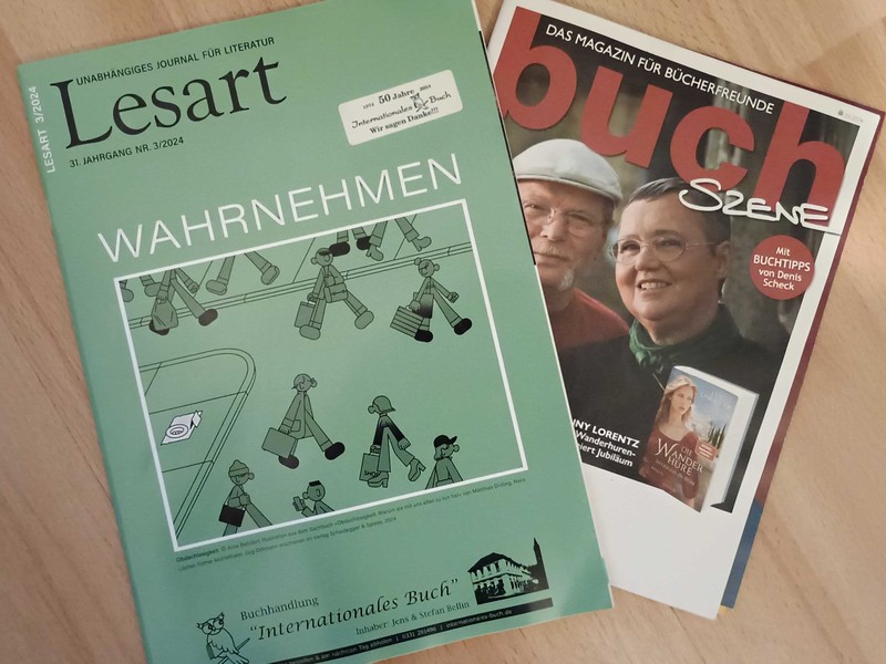 Kostenlose Zeitschriften aus dem Buchhandel.