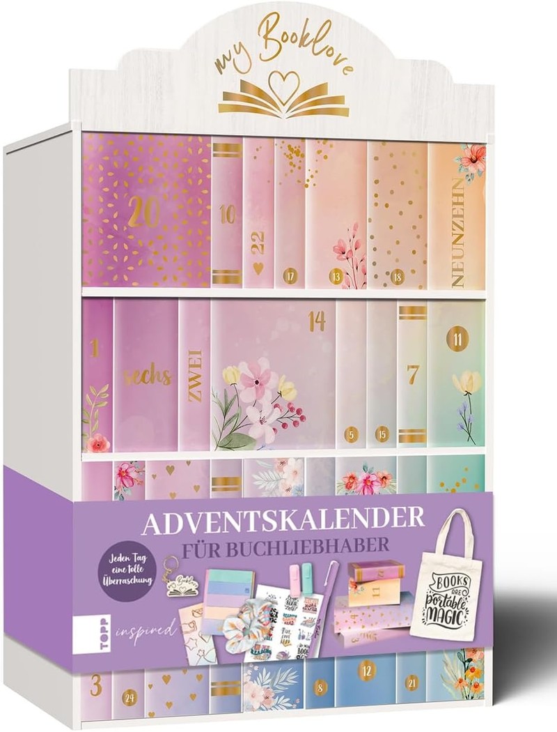 Der „My Booklove“-Adventskalender bietet jeden Tag eine buchige Überraschung.
