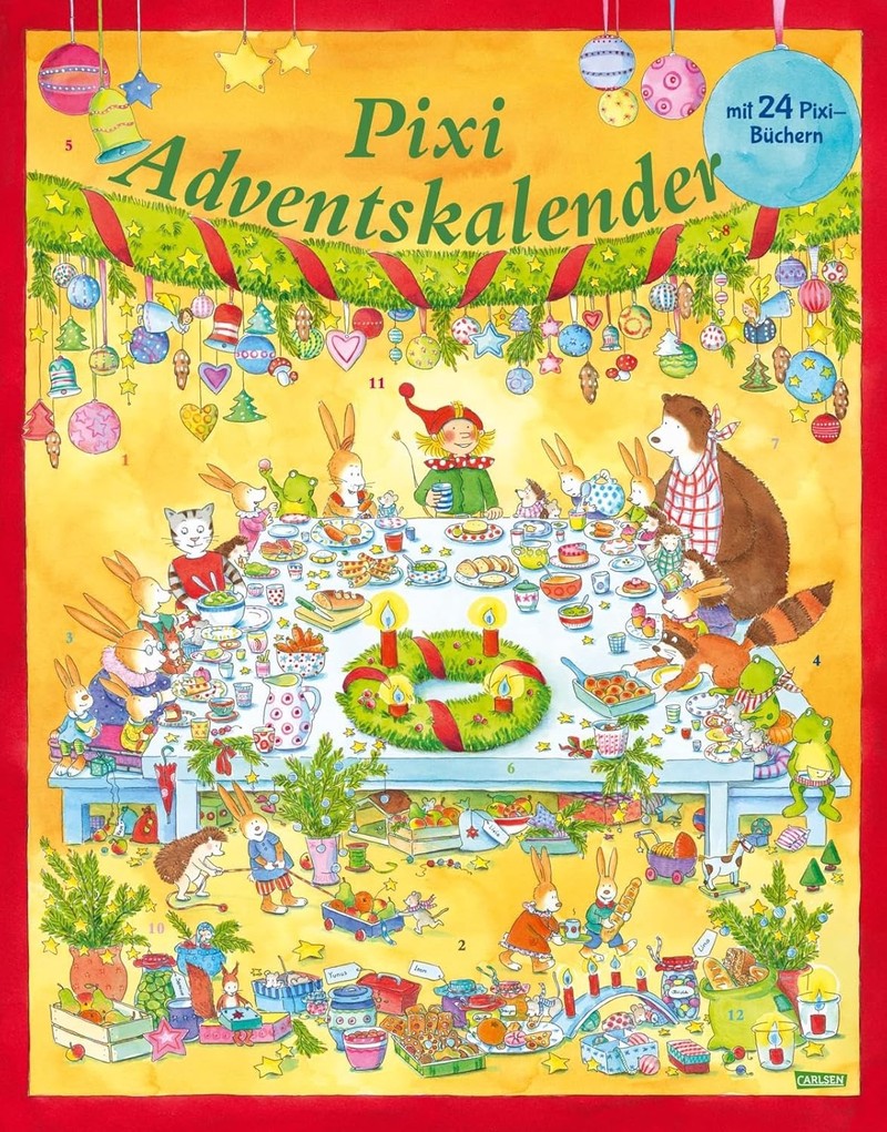 Mit 24 Büchern schafft der „Pixi“-Adventskalender weihnachtliche Stimmung.