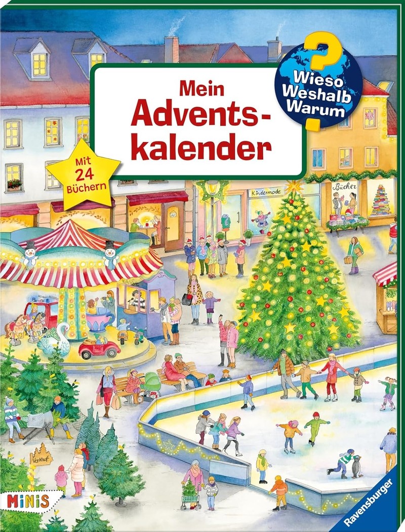 Mit dem Adventskalender von „Wieso? Weshalb? Warum?“ lernen Kinder in der Adventszeit spielerisch Neues dazu.