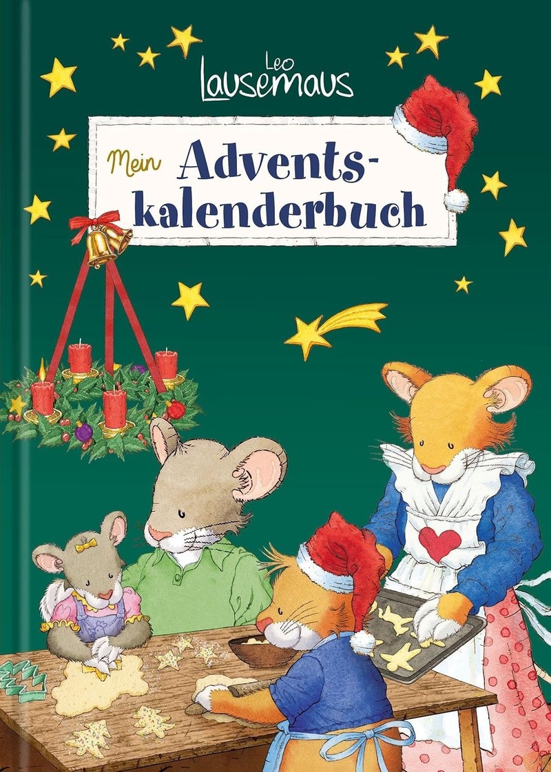 Mit tollen Bastelideen, himmlischen Rezepten und mehr versüßt das Adventskalenderbuch von Leo Lausemaus die Vorweihnachtszeit.