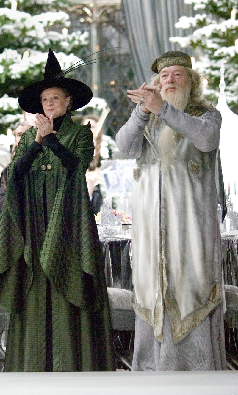 Maggie Smith und Michael Gambon haben den selben Todestag mit nur einem Jahr Unterschied.