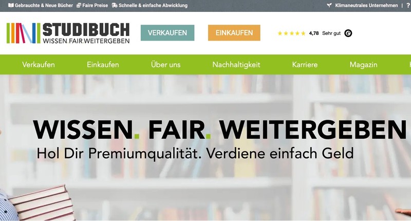 Studibuch.de ist ein Marktplatz für Fachbücher.