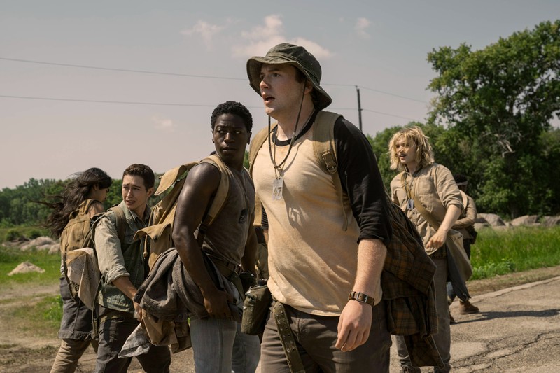 Szene aus „The Long Walk“, der im September 2025 in die Kinos kommt.