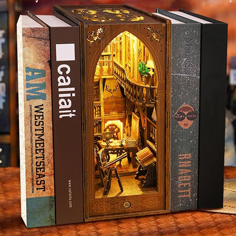 Ein Book Nook ist ein wundervolles Geschenk.