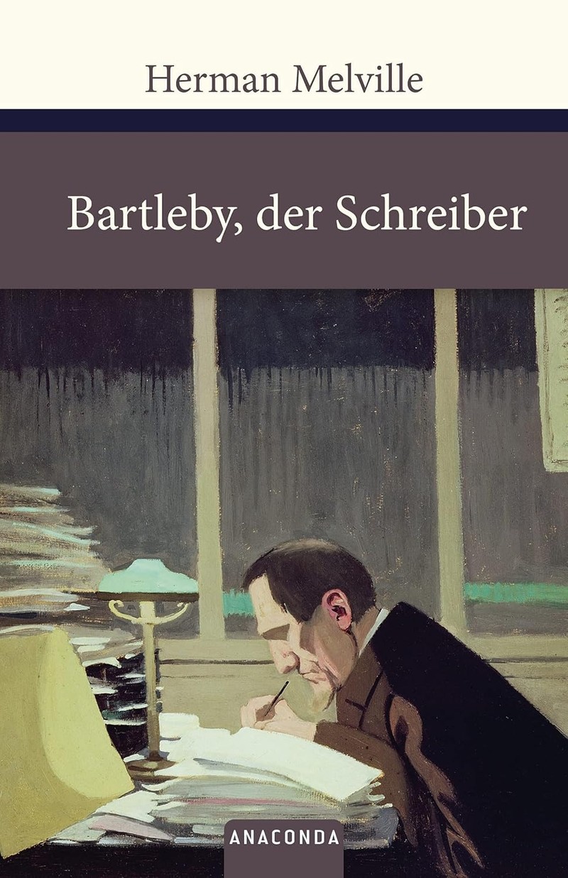 Buchcover von Herman Melvilles „Bartleby, der Schreiber“.