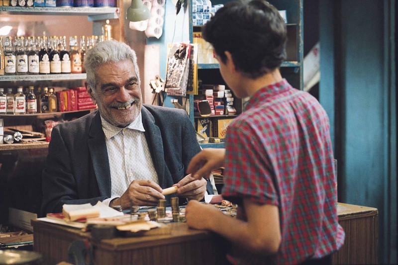 Omar Sharif und Pierre Boulanger im Film „Monsieur Ibrahim und die Blumen des Koran“ von 2004.