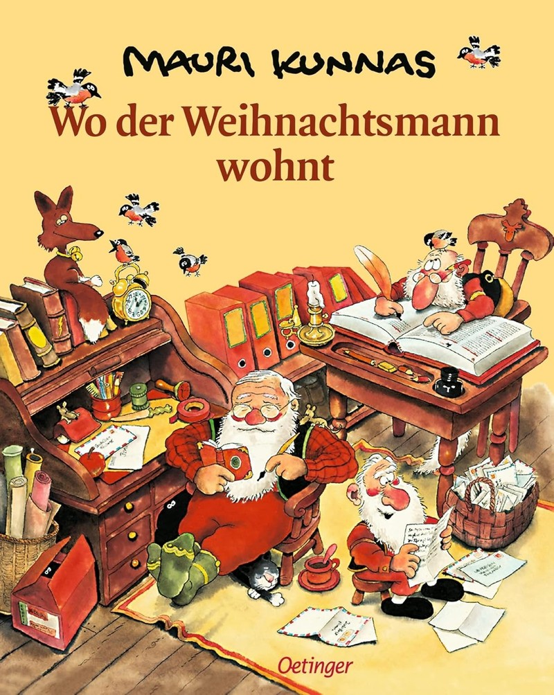 Im Jahr 1981 veröffentlichte der finnische Zeichner und Illustrator Mauri Tapio Kunnas das Bilderbuch „Wo der Weihnachtsmann wohnt“.