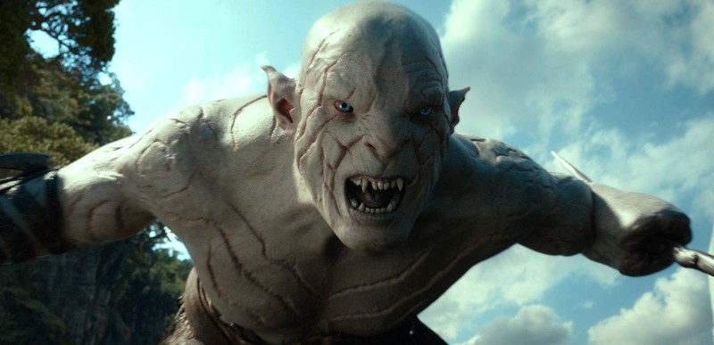 Der Ork Azog ist in den „Hobbit“-Filmen einer der primären Antagonisten.