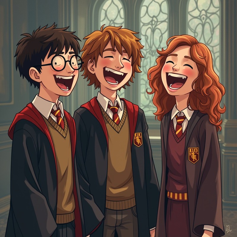 Auch in Hogwarts gibt es viel zu lachen.