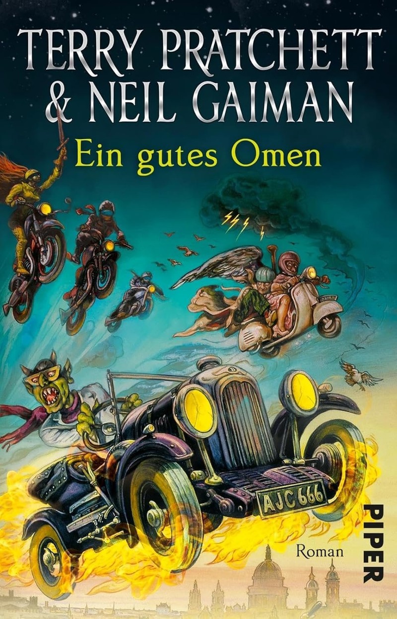 Pratchett thematisiert eine Apokalypse und den Unterschied zwischen Gut und Böse..