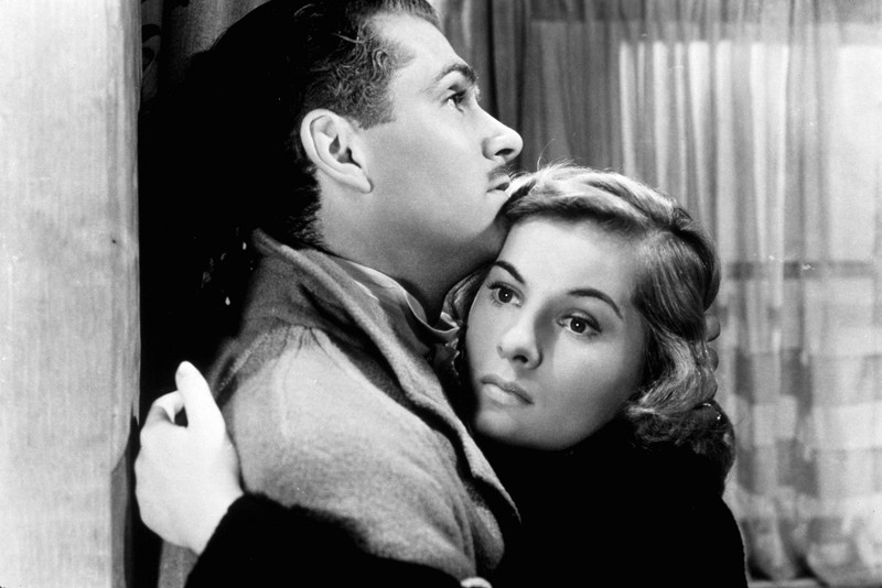 Joan Fontaine und Laurence Olivier in „Rebecca“.