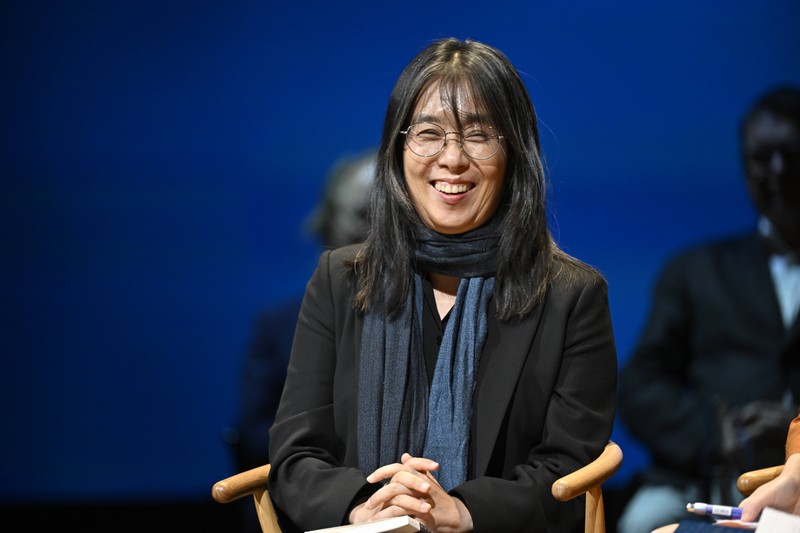 Han Kang gewann 2024 den Nobelpreis für Literatur mit „die Vegetarierin“.