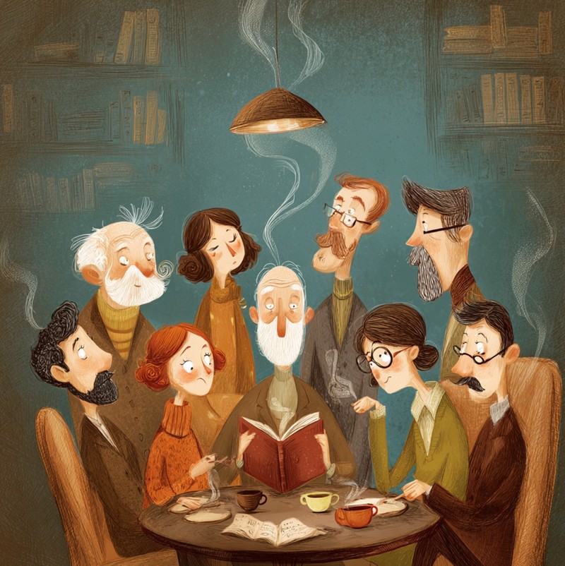 Buchclubs fetzen. Aber auch, wenn man nur ein Buch hat?