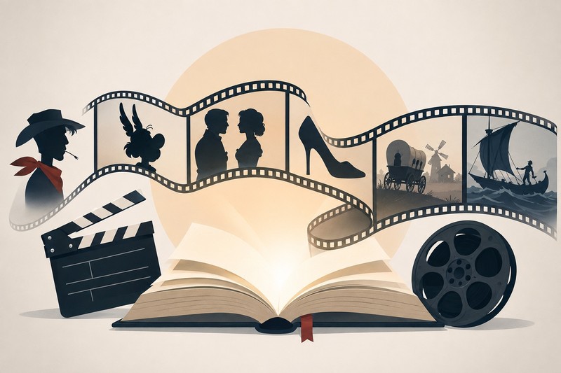 Auch 2026 warten zahlreiche Buchverfilmungen in Kino und Streaming auf dich.