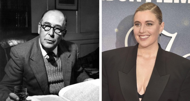 „Das Wunder von Narnia“: Autor C. S. Lewis und Regisseurin Greta Gerwig.