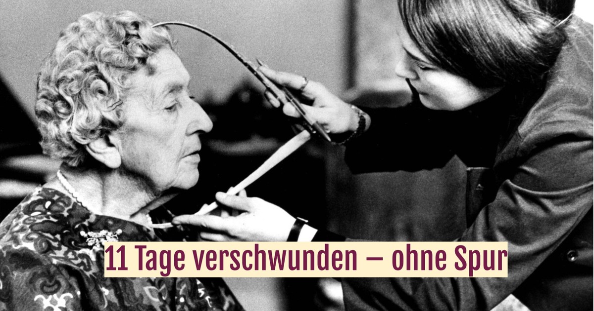 Agatha Christie verschwindet 1926 spurlos – bis heute ist der Fall ungelöst