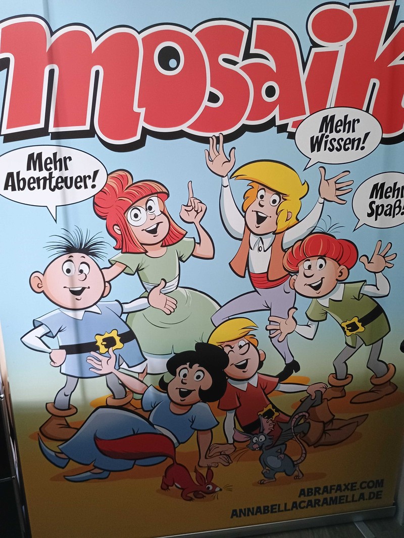 Die Abrafaxe und die Caramellas – die neu(er)en Held*innen des Mosaik.