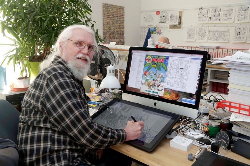 Ein Blick hinter die Kulissen in die Mosaik-Redaktion.