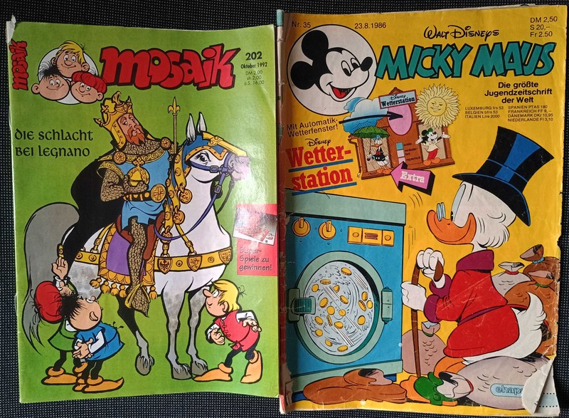 Mosaik oder Micky Maus? Am Ende gibt es einen Gewinner.