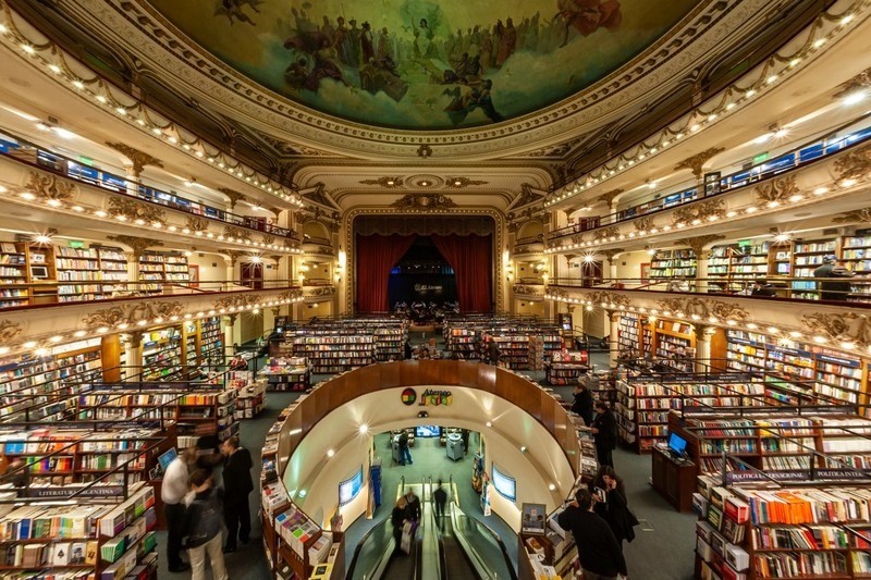 Der Buchladen El Ateneo Grand Splendid in Buenos Aires war früher ein Theater.