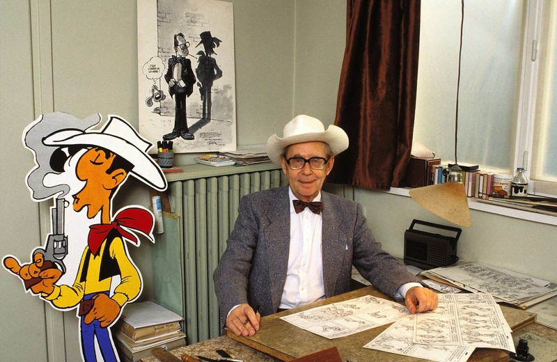 Der belgische Zeichner Morris erfand 1946 die Kultfigur Lucky Luke.