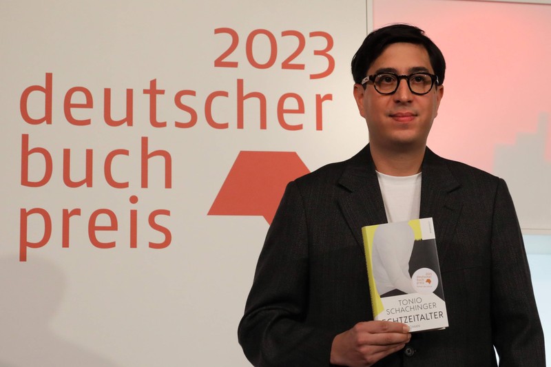 Tonio Schachinger erhielt den Deutschen Buchpreis 2023.