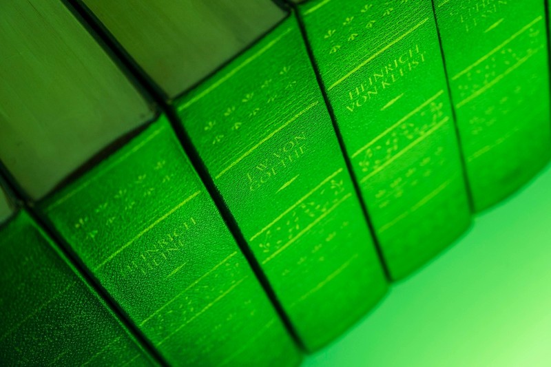Bücher aus dem 19. Jahrhundert können Giftstoffe enthalten.