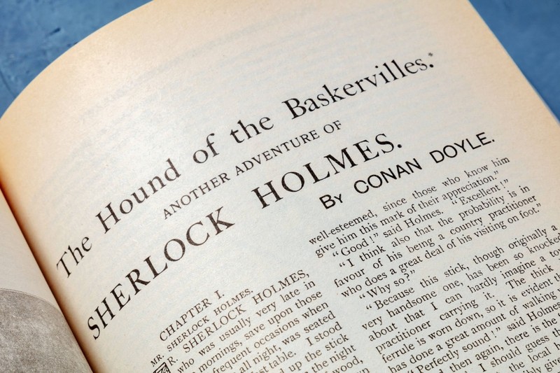 Originalausgabe von „The Hound of the Baskervilles“.