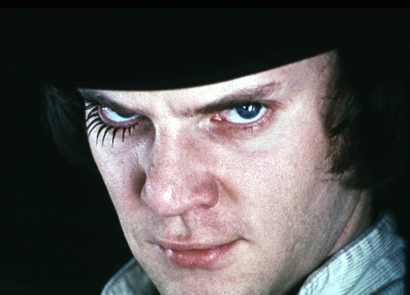Alex DeLarge (Malcolm McDowell) wurde durch den Film zur Kultfigur.