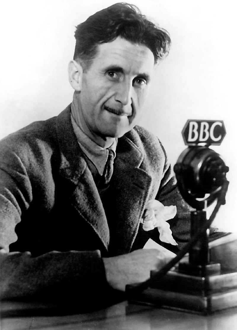 Während des Zweiten Weltkriegs arbeitete Orwell als Produzent für die BBC.