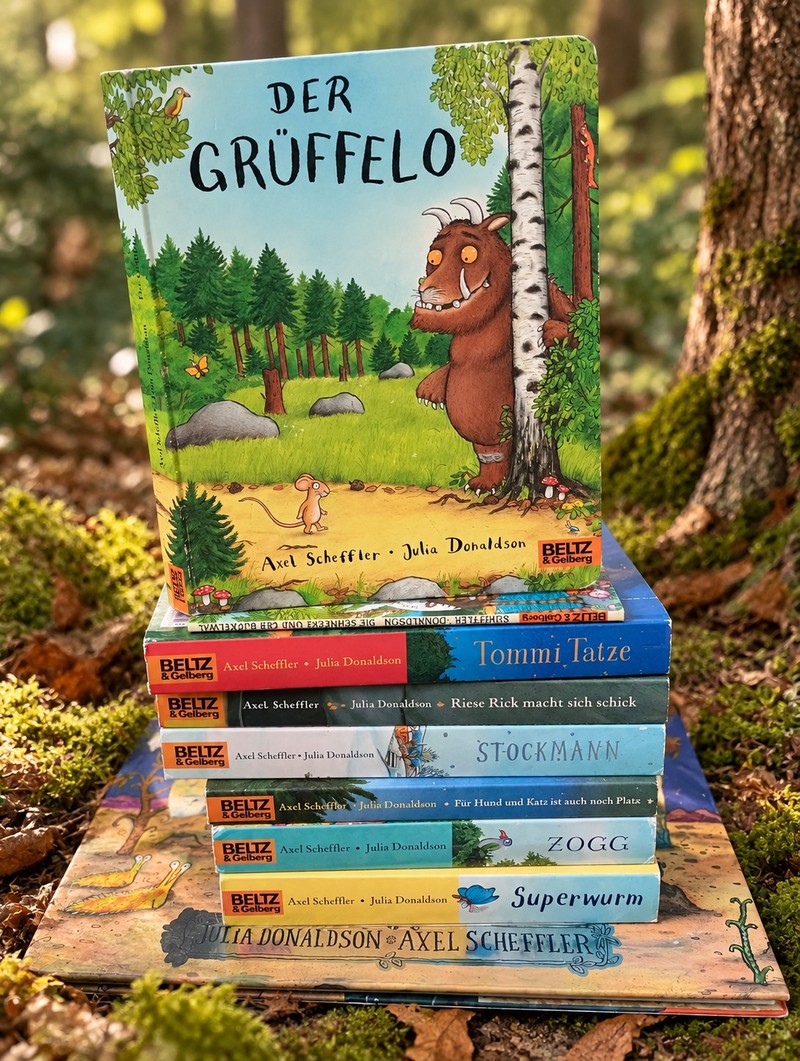 Das Werk von Julia Donaldson und Axel Scheffler umfasst viel mehr als nur den Grüffelo.