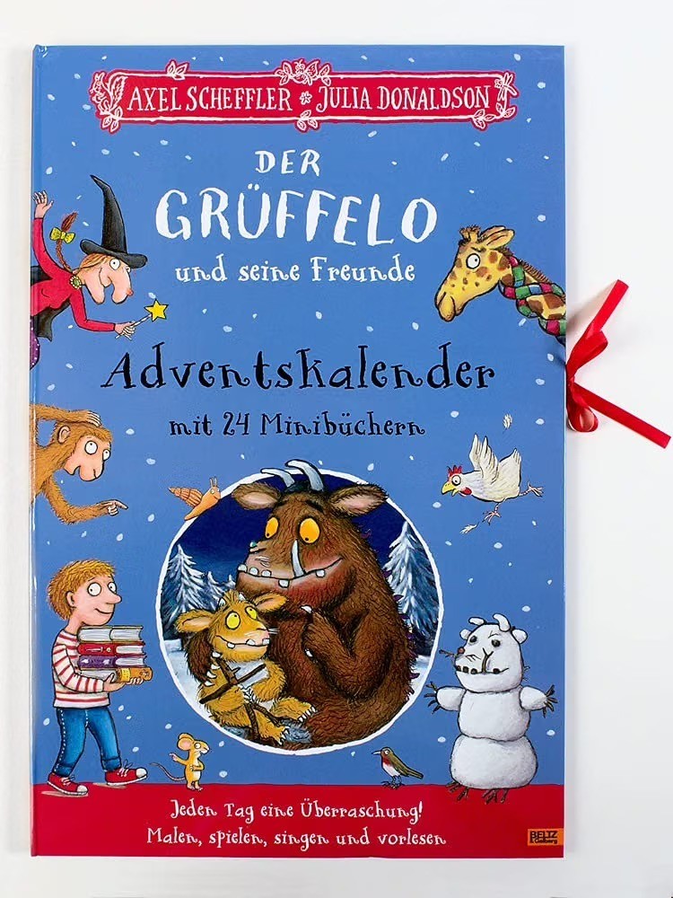 Der Grüffelo-Adventskalender bietet 24 Minibuch-Überraschungen.