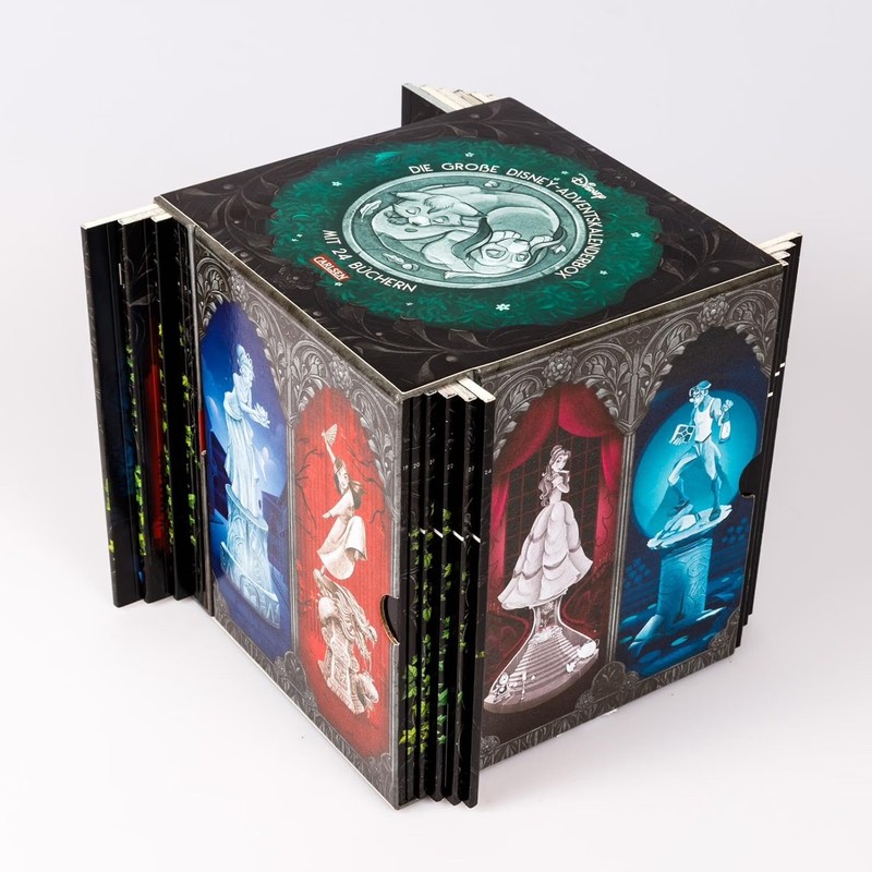Die große Disney-Adventskalender-Box bietet Geschichten und mehr.