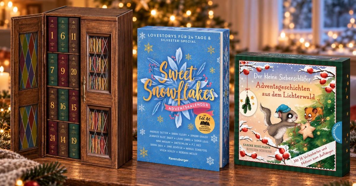 24 Türchen voller Geschichten: Das sind die besten Buch-Adventskalender 2026